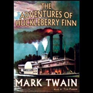 The Adventures of Huckleberry Finn audiobook cover