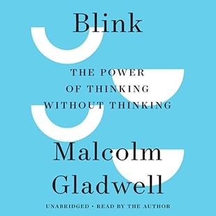 Blink: The Power of Thinking Without Thinking audiobook cover