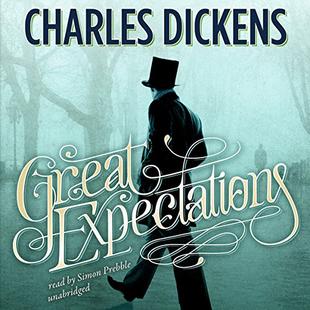 Great Expectations audiobook cover
