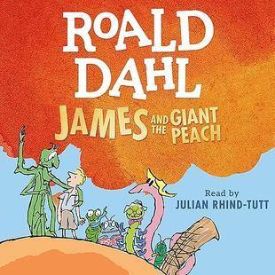 James and the Giant Peach audiobook cover