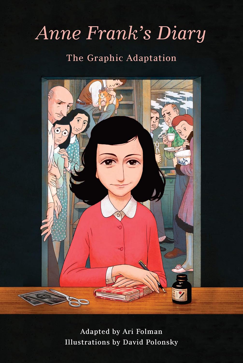 Anne Frank's Diary: The Graphic Adaptation (Pantheon Graphic Library) audiobook cover
