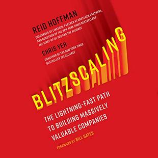 Blitzscaling: The Lightning-Fast Path to Building Massively Valuable Companies audiobook cover