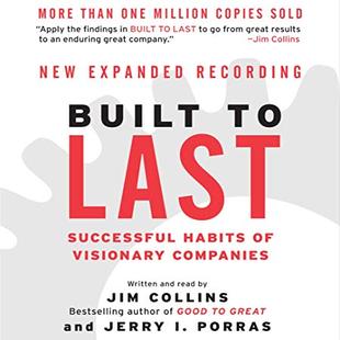 Built to Last: Successful Habits of Visionary Companies (Good to Great, Book 2) audiobook cover