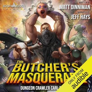 The Butcher's Masquerade: Dungeon Crawler Carl, Book 5 audiobook cover