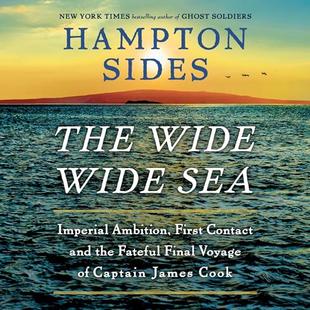 The Wide Wide Sea: Imperial Ambition, First Contact and the Fateful Final Voyage of Captain James Cook audiobook cover