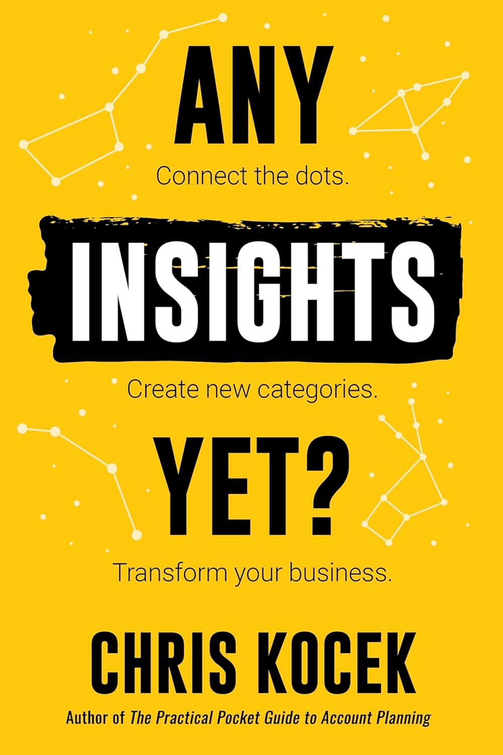Any Insights Yet?: Connect the Dots. Create New Categories. Transform Your Business. audiobook cover