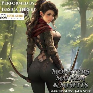 Monsters Mayhem and Misfits audiobook cover