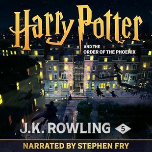 Harry Potter and the Order of the Phoenix (Narrated by Stephen Fry) audiobook cover